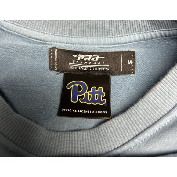 Pro Standard Luxury Pitt Panthers Sweatshirt Women's M Box Fit Thumb Holes Cute - Picture 3 of 10